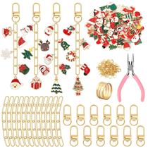Kit Art Craft AUGSUN 189 unidades Kit de fabricação de chaveiros de Natal