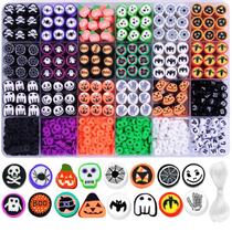 Kit Art Craft Bita, 1480 unidades, conjunto de miçangas de argila de Halloween Kit Art Craft Bita, 1480 unidades, conjunto de miçangas de argila de Halloween