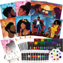 Kit Art Craft Cholemy 8x10" Canvas Paint Sip 36 unidades Kit Art Craft Cholemy 8x10" Canvas Paint Sip 36 unidades