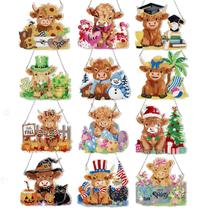 Kit Art Craft Convoice, 12 peças de coroas de diamantes sazonais