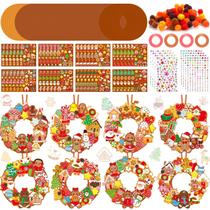 Kit Art Craft Hollowfly 48 conjuntos de grinalda de Natal de 18 cm Kit Art Craft Hollowfly 48 conjuntos de grinalda de Natal de 18 cm