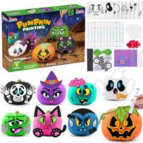 Kit Art Craft Kit Klever Kits Conjunto de pintura de abóbora de Halloween Kit Art Craft Kit Klever Kits Conjunto de pintura de abóbora de Halloween