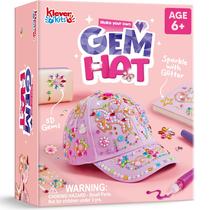Kit Art Craft Kit Klever Kits Gem Hat DIY para meninas de 6 anos ou mais