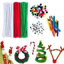 kit Arte Diy Criar Decoração Natal Festa Enfeites Divertidos kit Arte Diy Criar Decoração Natal Festa Enfeites Divertidos