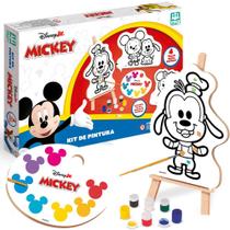 Kit Arte Pintura Para Colorir Infantil Mickey Mouse Disney 4 Telas Tintas Pincel E Cavalete Em Madeira Nig Kit Arte Pintura Para Colorir Infantil Mickey Mouse Disney 4 Telas Tintas Pincel E Cavalete Em Madeira Nig