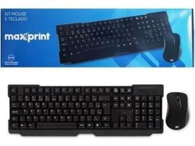 Kit Arteck 2 Em 1 RF2 4G Teclado Sem Fio USB2.0 Preto - Maxprint