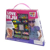 Kit Artesanato Infantil Love Biju Miçangas Para Pulseiras