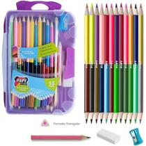 Kit Artístico Colorir Fofy 15 peças Kit Artístico Colorir Fofy 15 peças