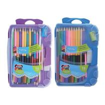 KIT ARTÍSTICO COLORIR FOFY - Lápis Preto, Apontador e Borracha KIT ARTÍSTICO COLORIR FOFY - Lápis Preto, Apontador e Borracha