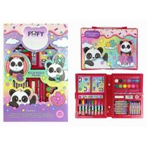 Kit Artístico Panda 44 Peças - Fofy Kit Artístico Panda 44 Peças - Fofy
