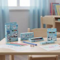 Kit Artístico Panda Feliz 29 Peças - Fofy Kit Artístico Panda Feliz 29 Peças - Fofy