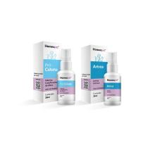 Kit Artros + Pró Coluna Cães Gatos Terapia Homeopet 30ml