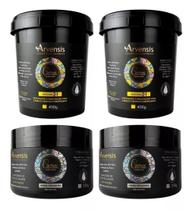 Kit Arvensis 2 Máscaras 2X1 450G 2 Geleias Alta Fixação 250G