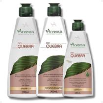 Kit Arvensis Anti Quebra: Shampoo 300ml, Condicionador 300ml e Leave-in 200ml