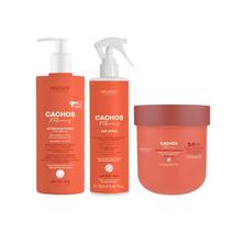 Kit Arvensis Ativador de Cachos Ondulados 500ml + Spray + Máscara 2x1
