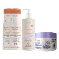 Kit Arvensis Cachinhos 2 Cond + Ativador Ondulados + Máscara Kit Arvensis Cachinhos 2 Cond + Ativador Ondulados + Máscara