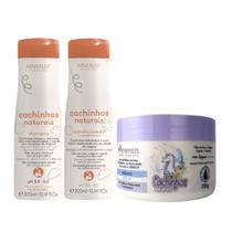 Kit Arvensis Cachinhos Infantil Ondulados Shampoo Cond Masc Kit Arvensis Cachinhos Infantil Ondulados Shampoo Cond Masc