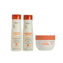 Kit Arvensis Cachinhos Shampoo Cond. Máscara Ondulados