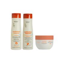 Kit Arvensis Cachinhos Shampoo Condicionador Máscara 2x1 Kit Arvensis Cachinhos Shampoo Condicionador Máscara 2x1