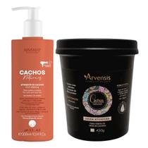 Kit Arvensis Cachos Ativador Ondulados + Geleia Suave 450g Kit Arvensis Cachos Ativador Ondulados + Geleia Suave 450g