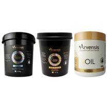 Kit Arvensis Cachos Masc Ondulado Geleia Alta + Masc Tec Oil Kit Arvensis Cachos Masc Ondulado Geleia Alta + Masc Tec Oil