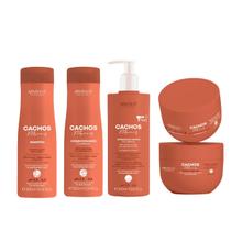 Kit Arvensis Cachos Naturais Cabelo Ondulado Vegan (5 Prod)