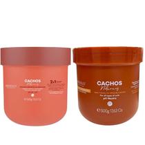 Kit Arvensis Cachos Naturais - Geleia Ativadora Suave 500g + Máscara 2x1 500g