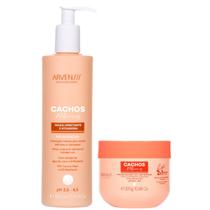 Kit Arvensis Cachos Naturais Geleia Umectante e Máscara 2x1 Light 300g