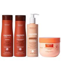 Kit Arvensis Cachos Naturais - Shampoo & Condicionador + Leave-In Light 300ml & Máscara 2x1 light 300g Kit Arvensis Cachos Naturais - Shampoo & Condicionador + Leave-In Light 300ml & Máscara 2x1 light 300g