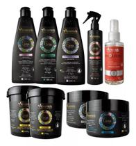 Kit Arvensis Cachos Ondulados Queratina Revolution 9 Itens Kit Arvensis Cachos Ondulados Queratina Revolution 9 Itens