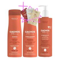 Kit Arvensis Cachos Ondulados Shampoo Cond Ativador 3x300ml Kit Arvensis Cachos Ondulados Shampoo Cond Ativador 3x300ml