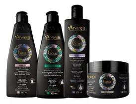 Kit Arvensis Cachos Sh.+ Cond + Ativador 500Ml + Geleia