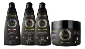 Kit Arvensis Cachos Shampoo + 2 Ativador Crespo + Máscara