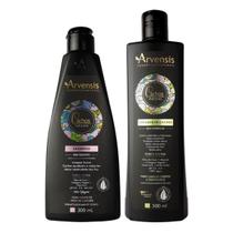 Kit Arvensis Cachos Shampoo 300ml + Ativador Crespos 500ml