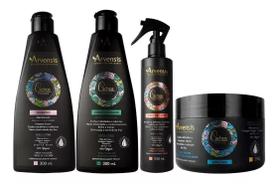 Kit Arvensis Cachos Shampoo Cond Day After Mascara Ondulados