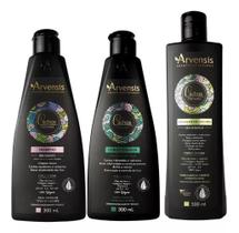 Kit Arvensis Cachos Shampoo Condicionador Ativador Crespos Kit Arvensis Cachos Shampoo Condicionador Ativador Crespos