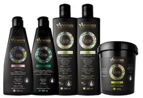 Kit Arvensis Cachos Shampoo Condicionador Mascara 2 Ativador 500ml crespo crespíssimos