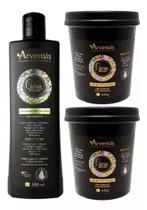 Kit Arvensis Crespos Ativador 500Ml + 2 Geleia Alta 450G