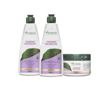 Kit Arvensis Desamarelador Vegano - Shampoo / Cond / Máscara