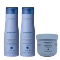 Kit Arvensis Hidratação Intensiva - Shampoo 300ml + Condicionador 300ml + Máscara 300ml