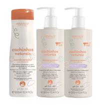 Kit Arvensis Infantil Cachinhos 1 Cond + 2 Ativador Ondulado