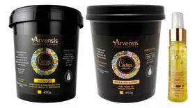 Kit Arvensis Máscara 2x1 + Geleia Alta + Finalizador Tec Oil