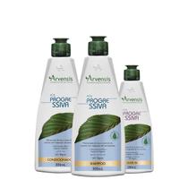 Kit Arvensis Pós Progressiva Shampoo Condicionador e Leave-in (3 produtos)