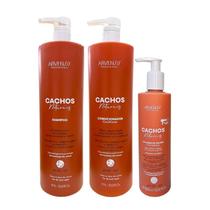 Kit Arvensis Professional Cachos Naturais - Shampoo 1L + Condicionador 1L + Ativador De Cachos 300ml Kit Arvensis Professional Cachos Naturais - Shampoo 1L + Condicionador 1L + Ativador De Cachos 300ml