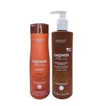 Kit Arvensis Professional Cachos Naturais - Shampoo 300ml + Ativador Crespos 300ml