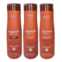 Kit Arvensis Professional Cachos Naturais - Shampoo 300ml + Condicionador 300ml + Co-Wash 300ml Kit Arvensis Professional Cachos Naturais - Shampoo 300ml + Condicionador 300ml + Co-Wash 300ml