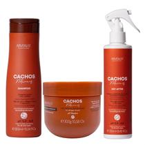 Kit Arvensis Professional Cachos Naturais - Shampoo 300ml + Day After 250ml + Geleia Alta Fixação 300g Kit Arvensis Professional Cachos Naturais - Shampoo 300ml + Day After 250ml + Geleia Alta Fixação 300g