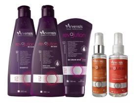 Kit Arvensis Revolution Sh. Masc. Bb Cream Queratina Sérum