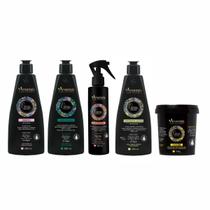 Kit Arvensis Shampoo Cond. Ativ. Crespo Mascara 2X1 Spray