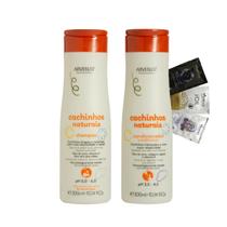 Kit Arvensis Shampoo e Condicionador Infantil Cachinhos Naturais Sem Sulfato Criança 300ml